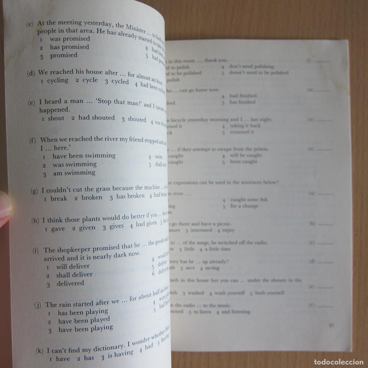 Libros de segunda mano: OBJETIVE ENGLISH TESTS INTERMEDIATE LEVEL - A. R. B. ETHERTON (LONGMAN) IDIOMAS INGL&Eacute;S - Foto 6