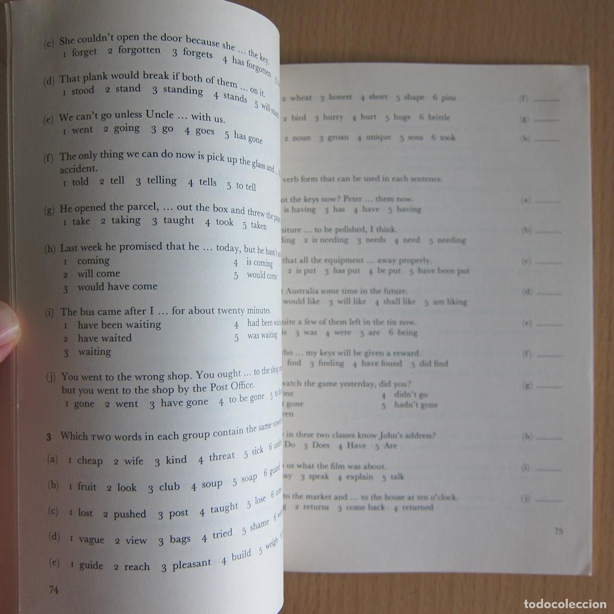 Libros de segunda mano: OBJETIVE ENGLISH TESTS INTERMEDIATE LEVEL - A. R. B. ETHERTON (LONGMAN) IDIOMAS INGL&Eacute;S - Foto 7