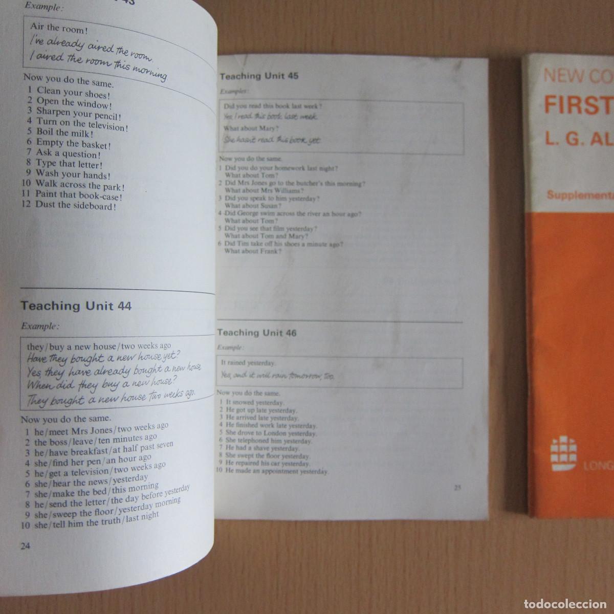 Libros de segunda mano: FIRST THINGS FIRST - L. G. ALEXANDER (LONGMAN) IDIOMAS INGL&Eacute;S - Foto 2