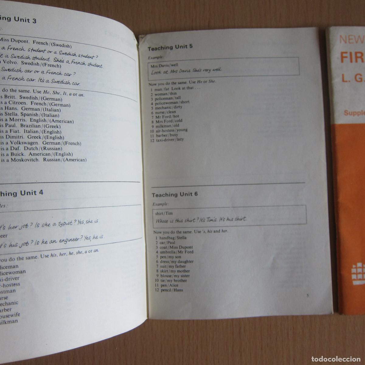 Libros de segunda mano: FIRST THINGS FIRST - L. G. ALEXANDER (LONGMAN) IDIOMAS INGL&Eacute;S - Foto 5