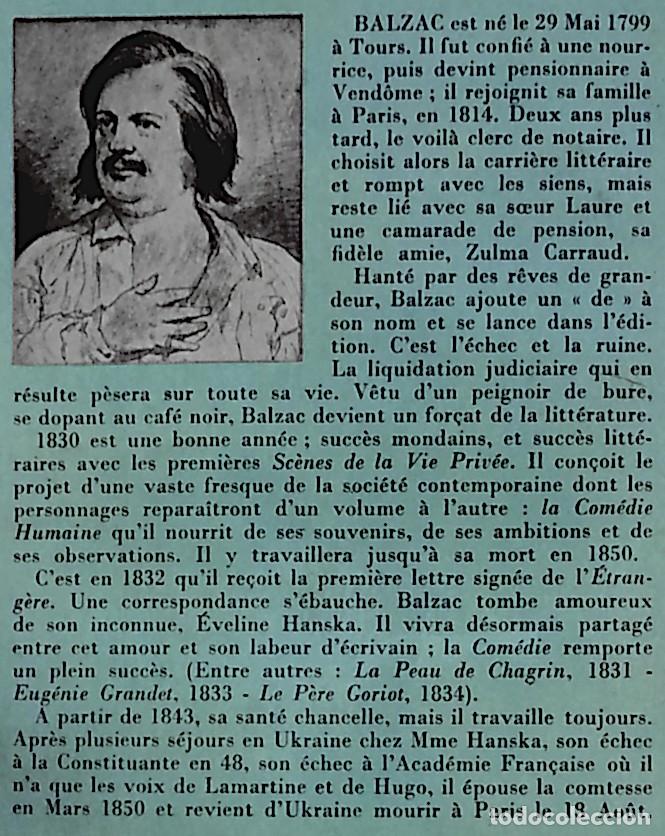 Libros de segunda mano: Les Chouans - Honor&eacute; de Balzac (en franc&eacute;s) - Foto 3
