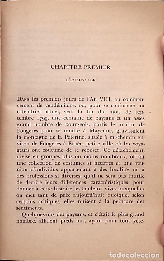 Libros de segunda mano: Les Chouans - Honor&eacute; de Balzac (en franc&eacute;s) - Foto 6