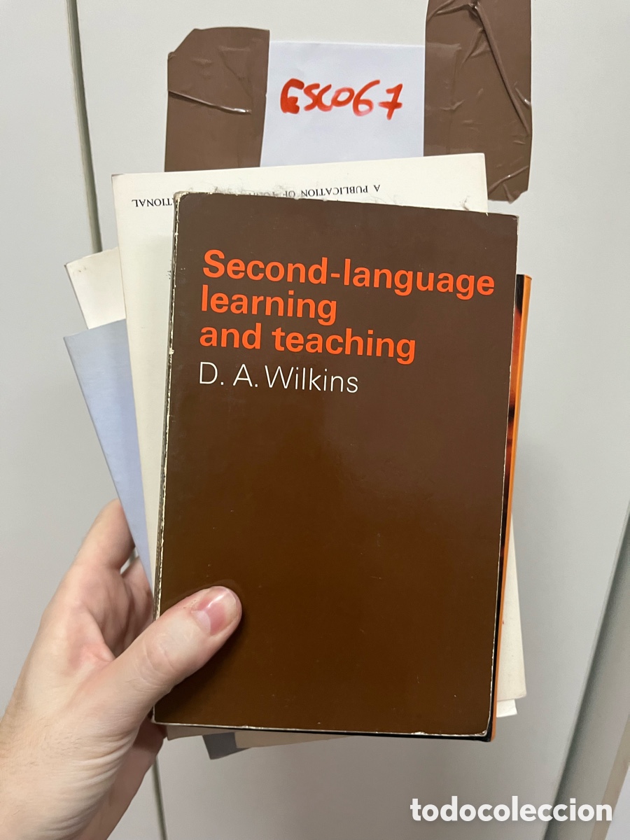Libros de segunda mano: Esco7 Second-language learning and teaching D. A. Wilkins - Foto 1