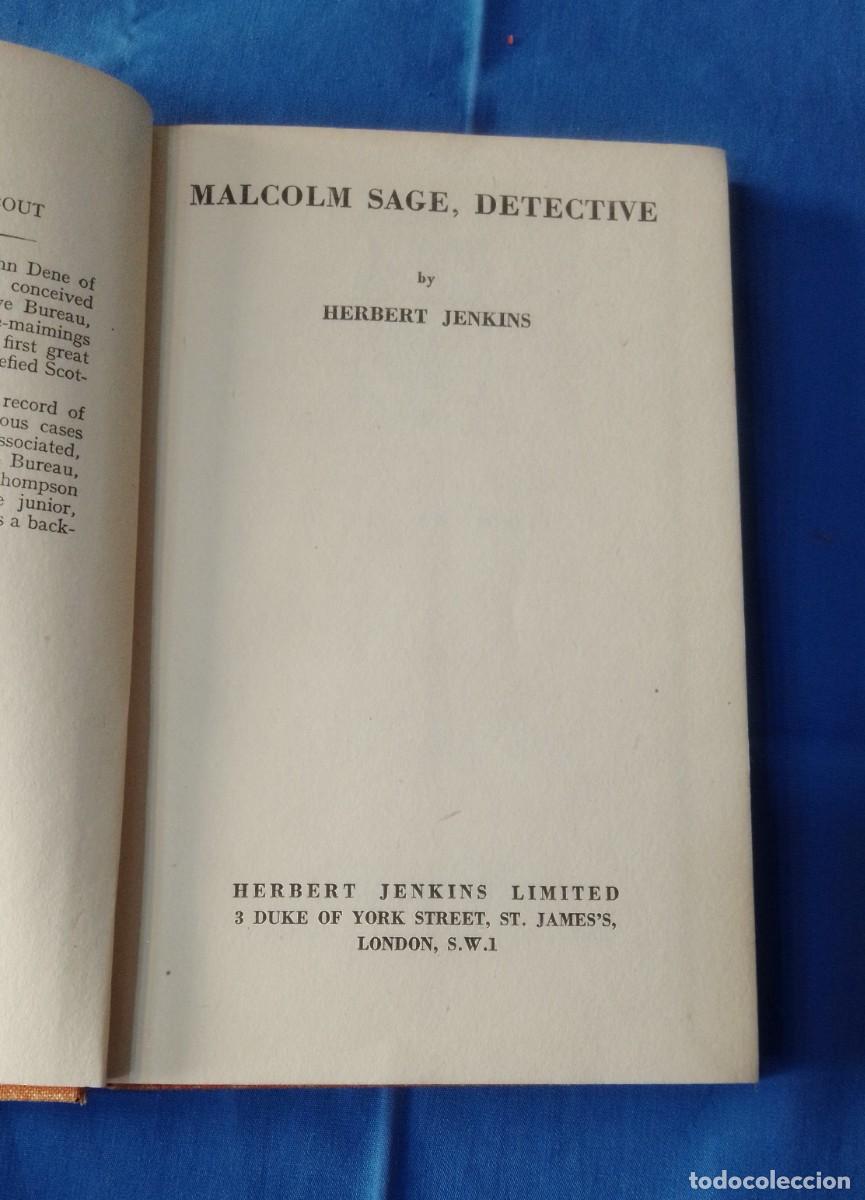 Libros de segunda mano: Malcom Sage detective Herbert Jenkins - Foto 2