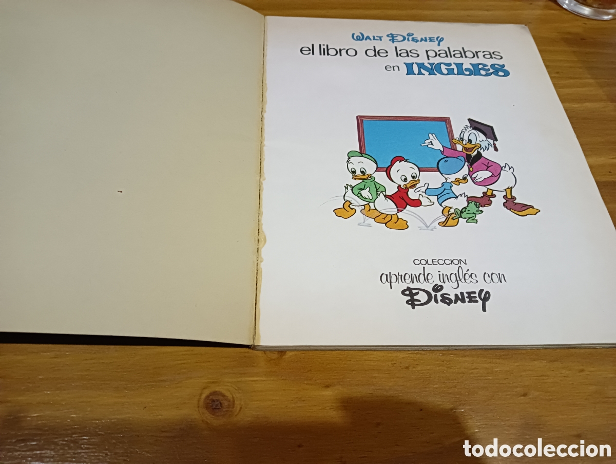 Libros de segunda mano: El libro de las palabras en ingl&eacute;s Walt Disney - Foto 2