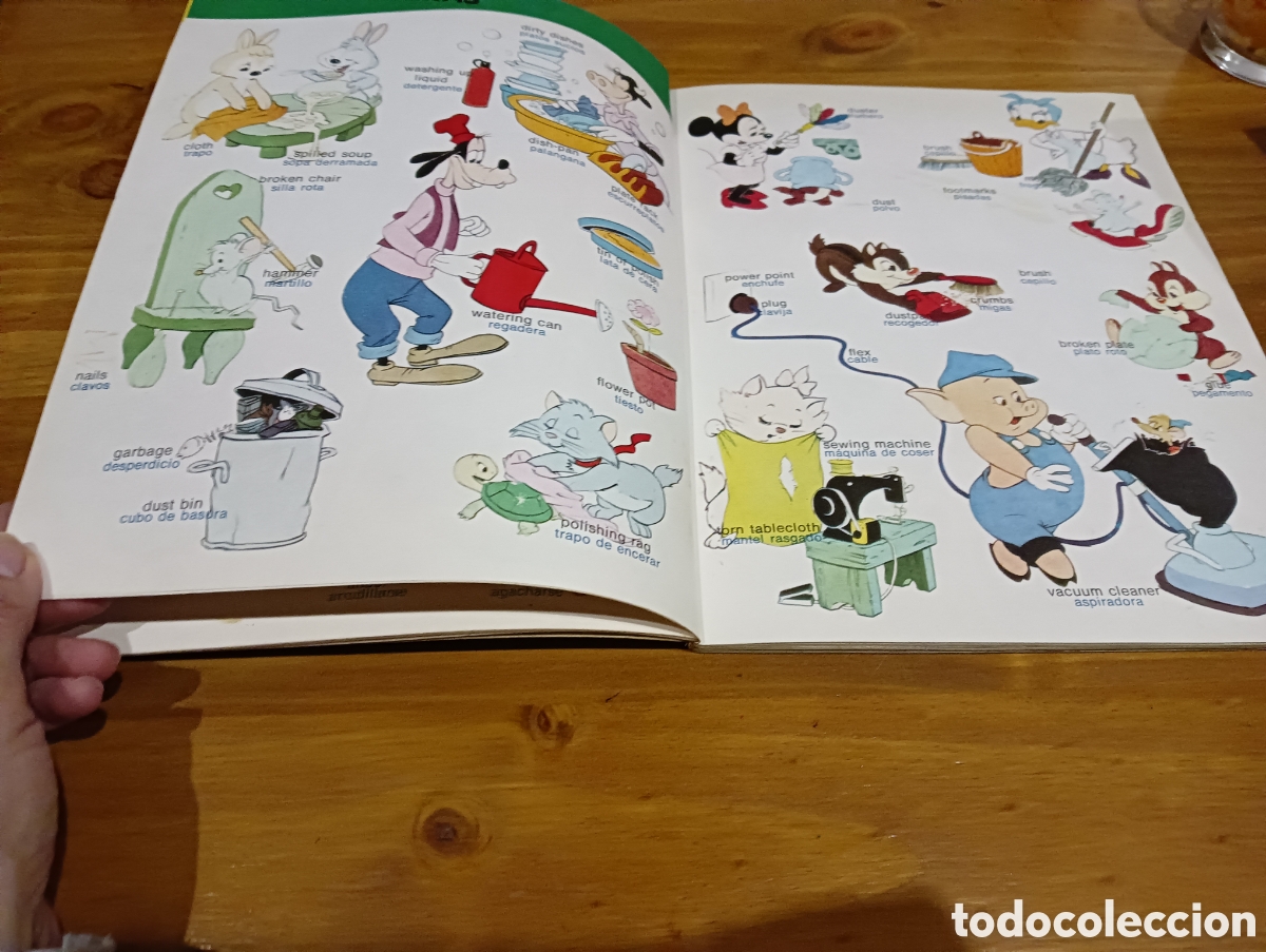 Libros de segunda mano: El libro de las palabras en ingl&eacute;s Walt Disney - Foto 5