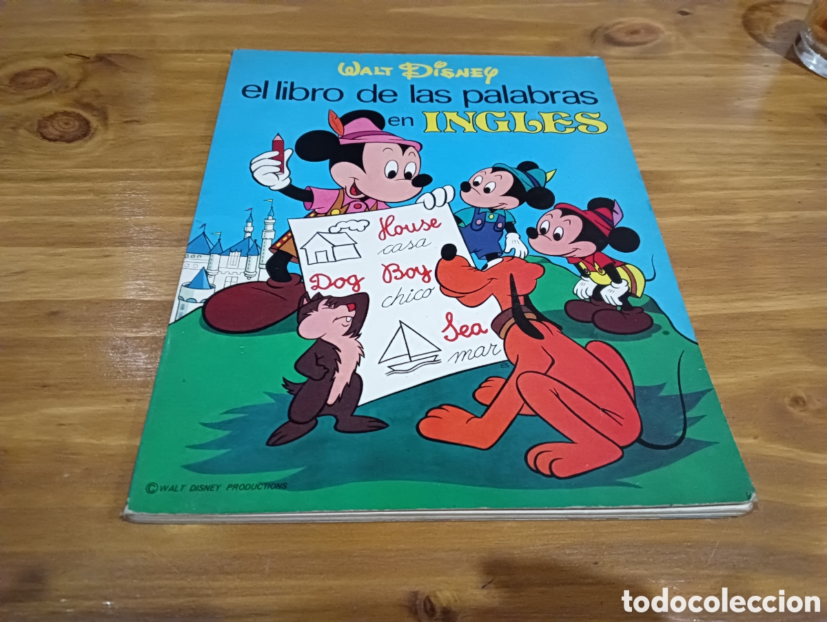 Libros de segunda mano: El libro de las palabras en ingl&eacute;s Walt Disney - Foto 1