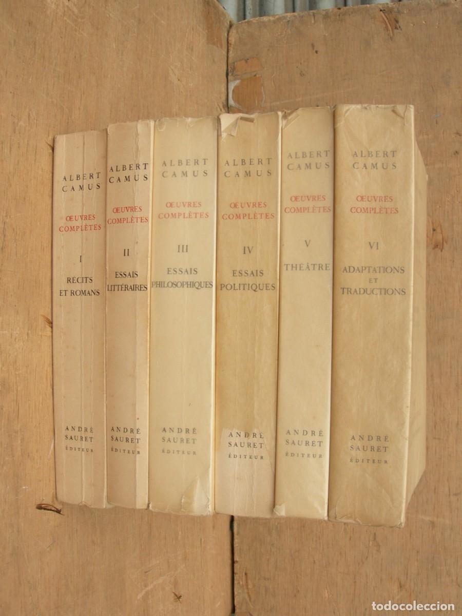 Libros de segunda mano: OEUVRES COMPL&Egrave;TES / ALBERT CAMUS / 6 TOMOS / FRANC&Eacute;S - Foto 1