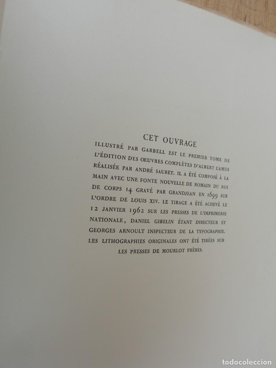 Libros de segunda mano: OEUVRES COMPL&Egrave;TES / ALBERT CAMUS / 6 TOMOS / FRANC&Eacute;S - Foto 5