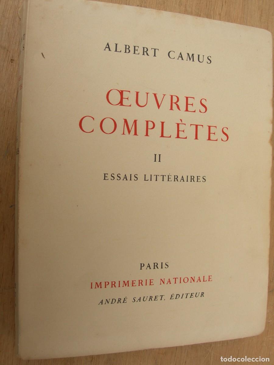 Libros de segunda mano: OEUVRES COMPL&Egrave;TES / ALBERT CAMUS / 6 TOMOS / FRANC&Eacute;S - Foto 6