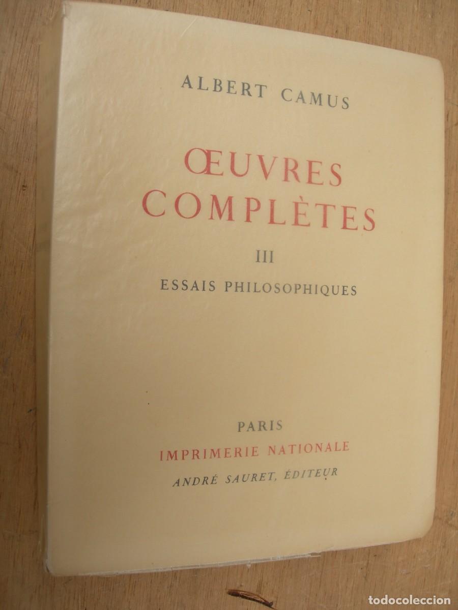 Libros de segunda mano: OEUVRES COMPL&Egrave;TES / ALBERT CAMUS / 6 TOMOS / FRANC&Eacute;S - Foto 10