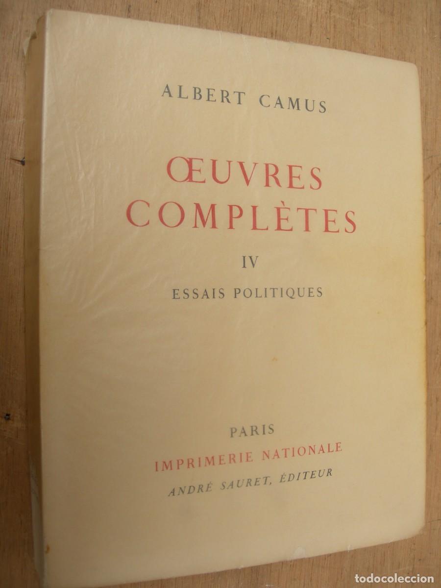 Libros de segunda mano: OEUVRES COMPL&Egrave;TES / ALBERT CAMUS / 6 TOMOS / FRANC&Eacute;S - Foto 13