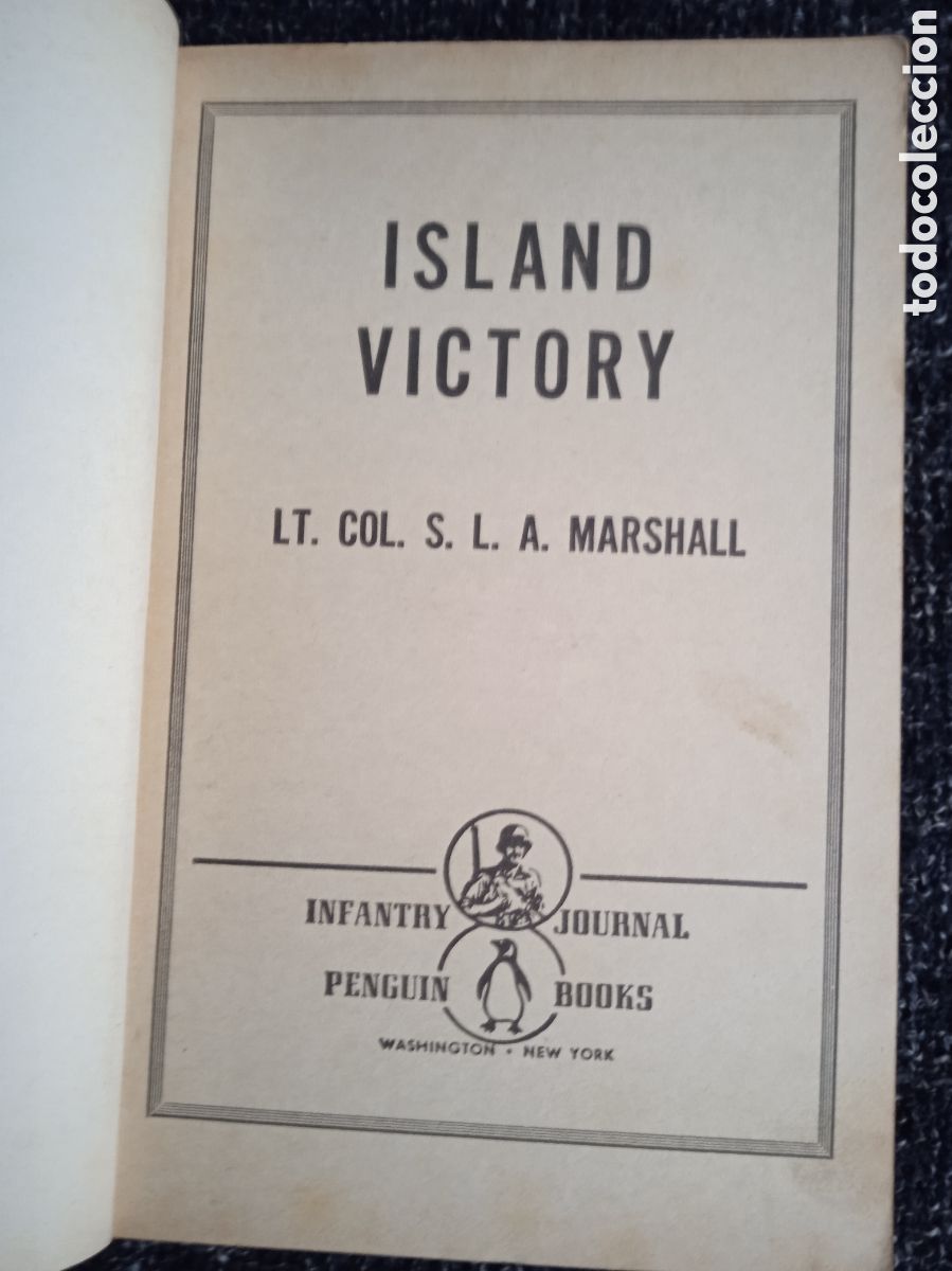 Libros de segunda mano: Island Victory / , S.L.A. Marshall - Foto 2