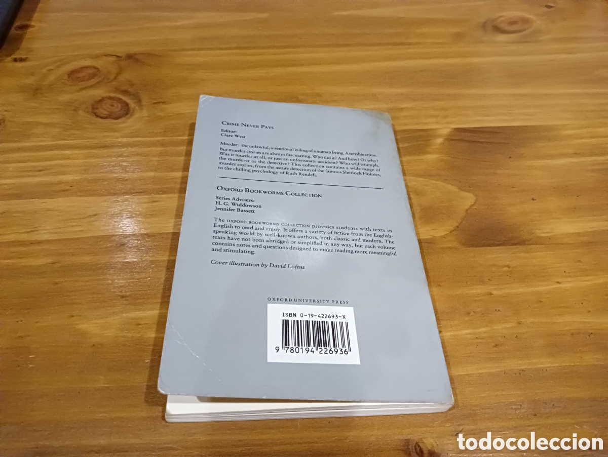 Libros de segunda mano: Crime never pays . Oxford - Foto 6