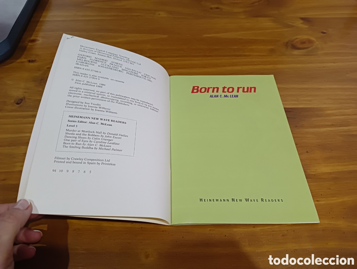 Libros de segunda mano: Born to run . Alan C. Mclean - Foto 2
