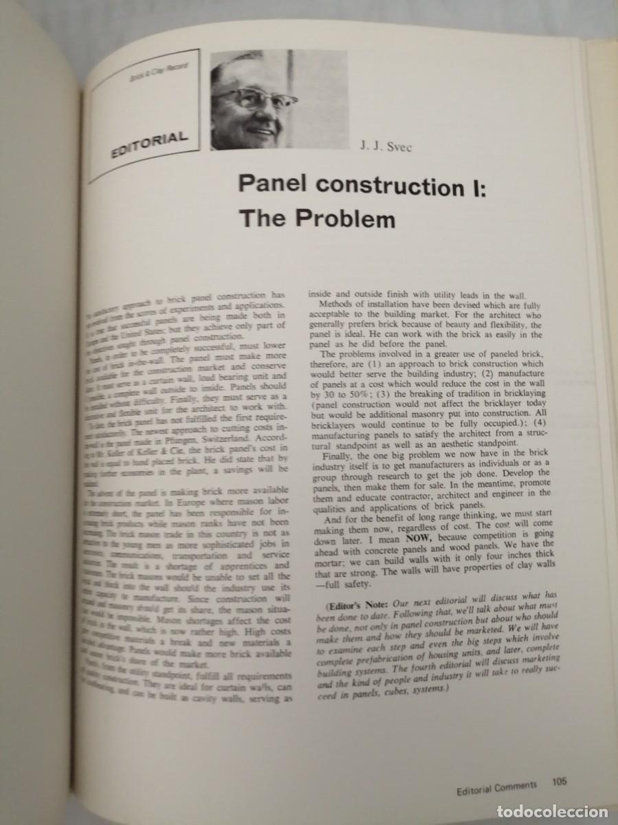 Libros de segunda mano: Modern Masonry Panel Construction Systems (Hardcover) - Foto 3