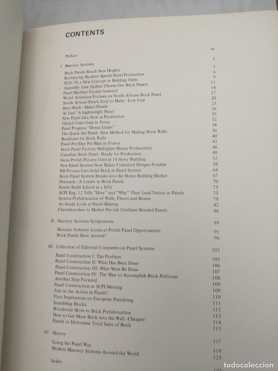 Libros de segunda mano: Modern Masonry Panel Construction Systems (Hardcover) - Foto 10