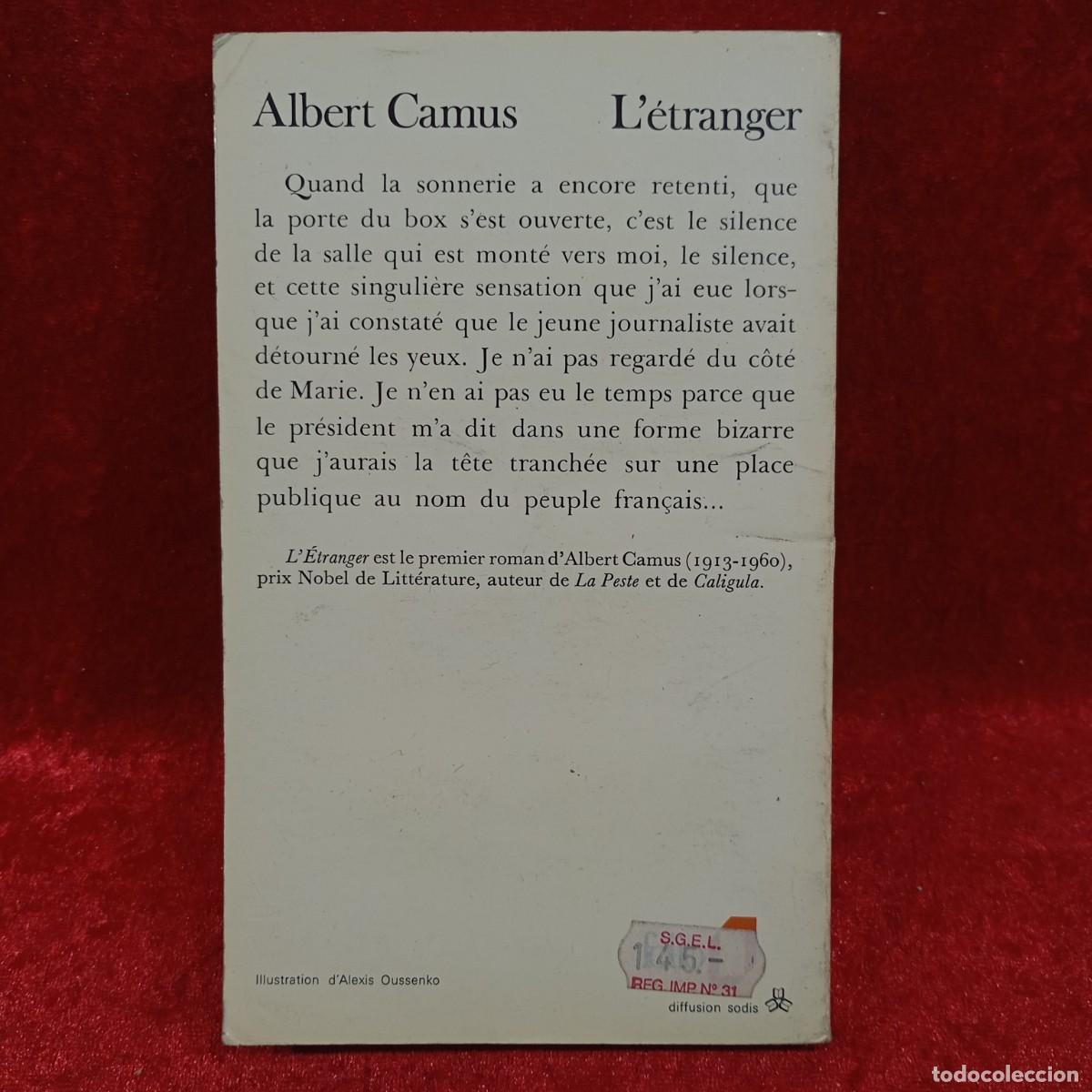 Libros de segunda mano: CAMUS - L&Eacute;TRANGER - FOLIO / 1.957 - Foto 2