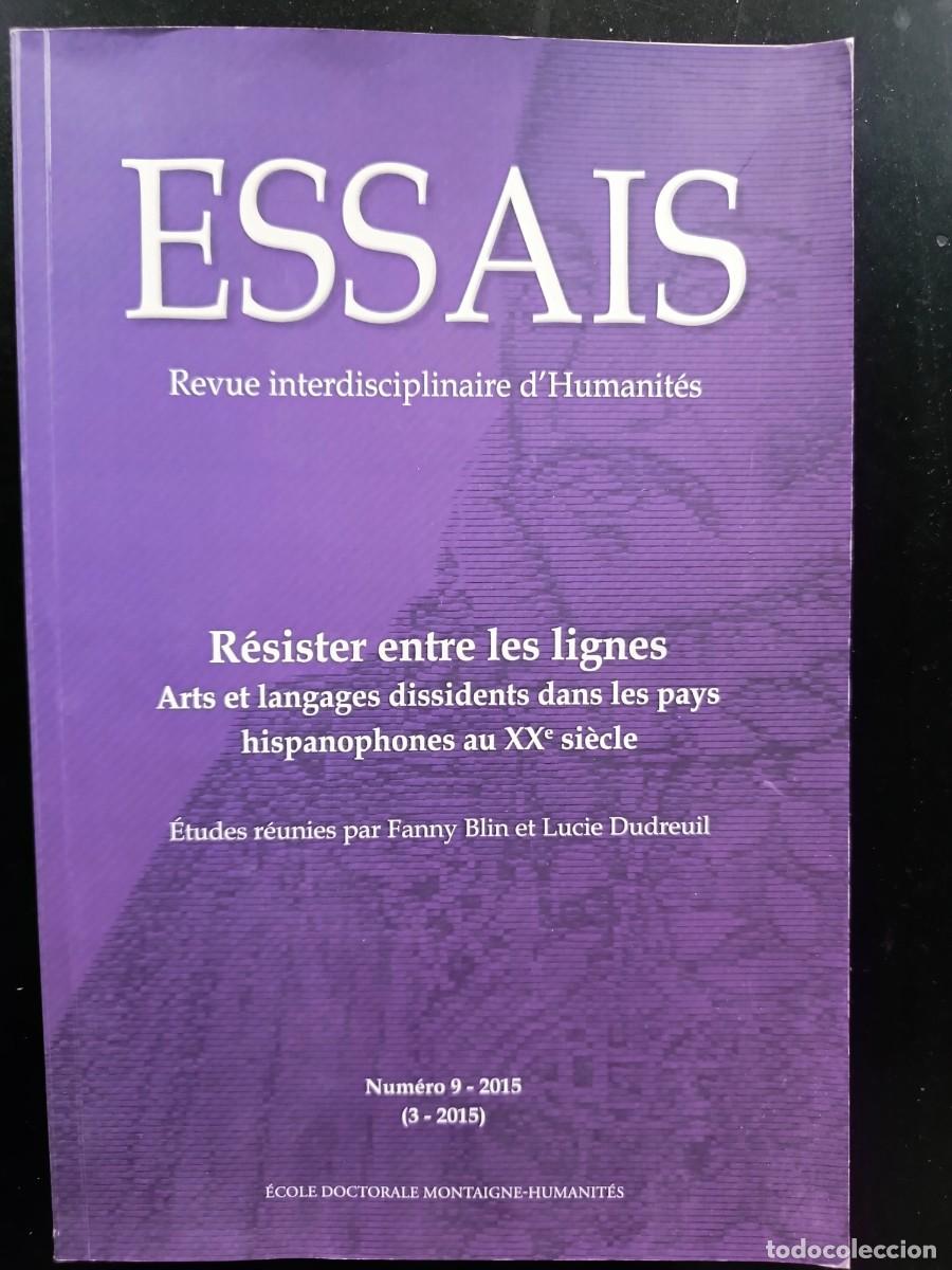 Livres d'occasion: Essais - Revue interdisciplinaire d&rsquo;Humanit&eacute;s