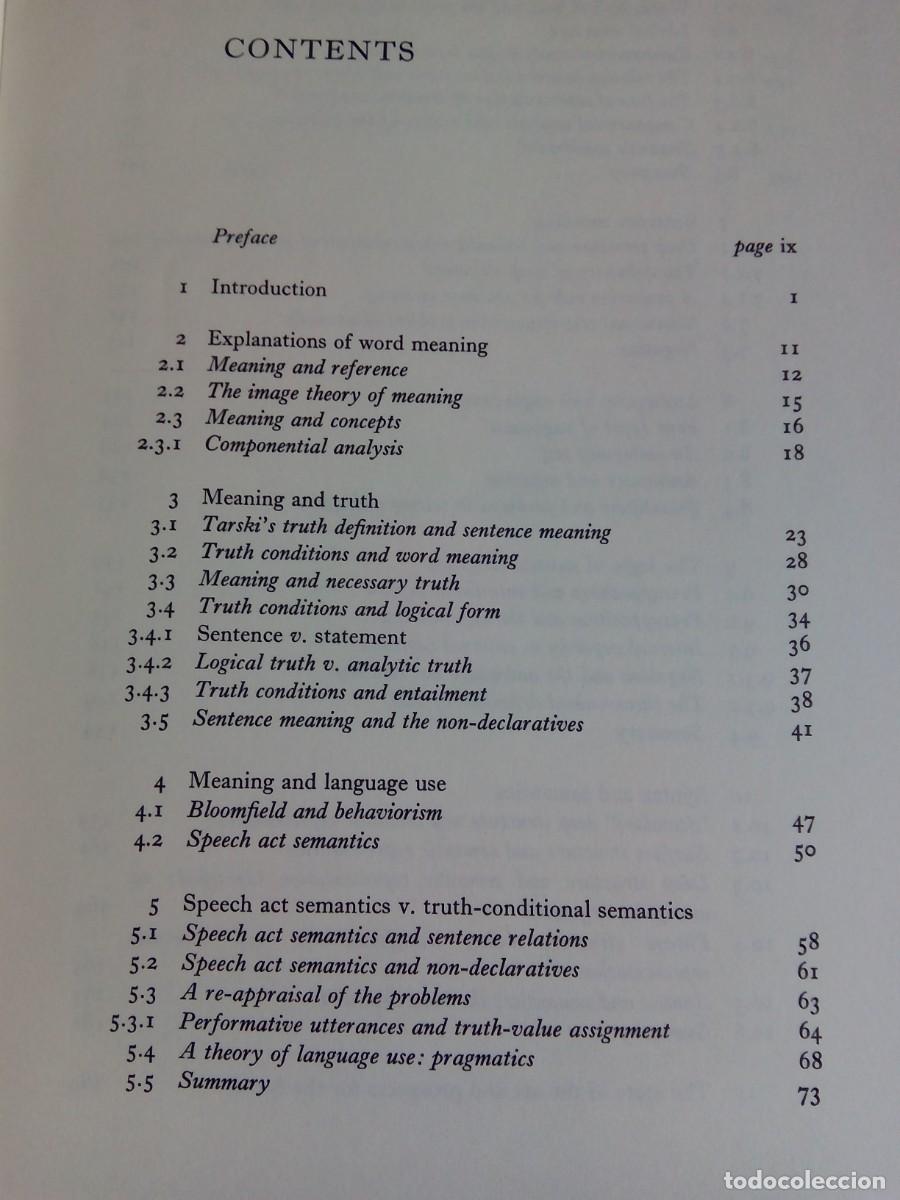 Libros de segunda mano: SEMANTIC THEORY / RUTH M. KEMPSON / Ingl&eacute;s - Foto 5