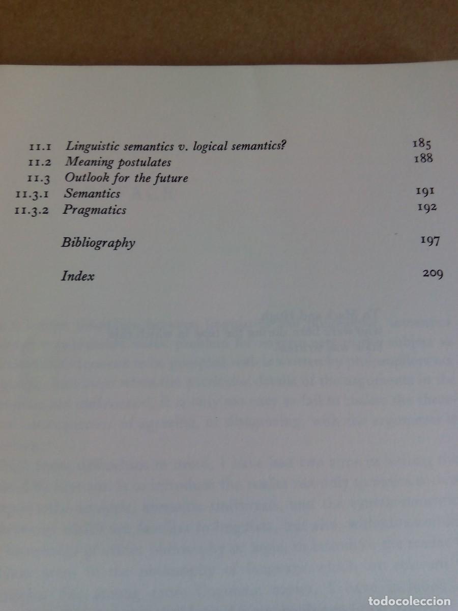 Libros de segunda mano: SEMANTIC THEORY / RUTH M. KEMPSON / Ingl&eacute;s - Foto 7