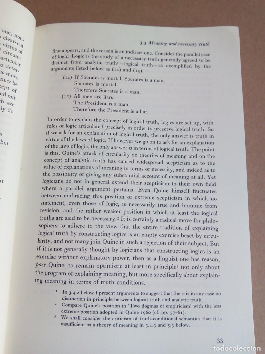 Libros de segunda mano: SEMANTIC THEORY / RUTH M. KEMPSON / Ingl&eacute;s - Foto 8