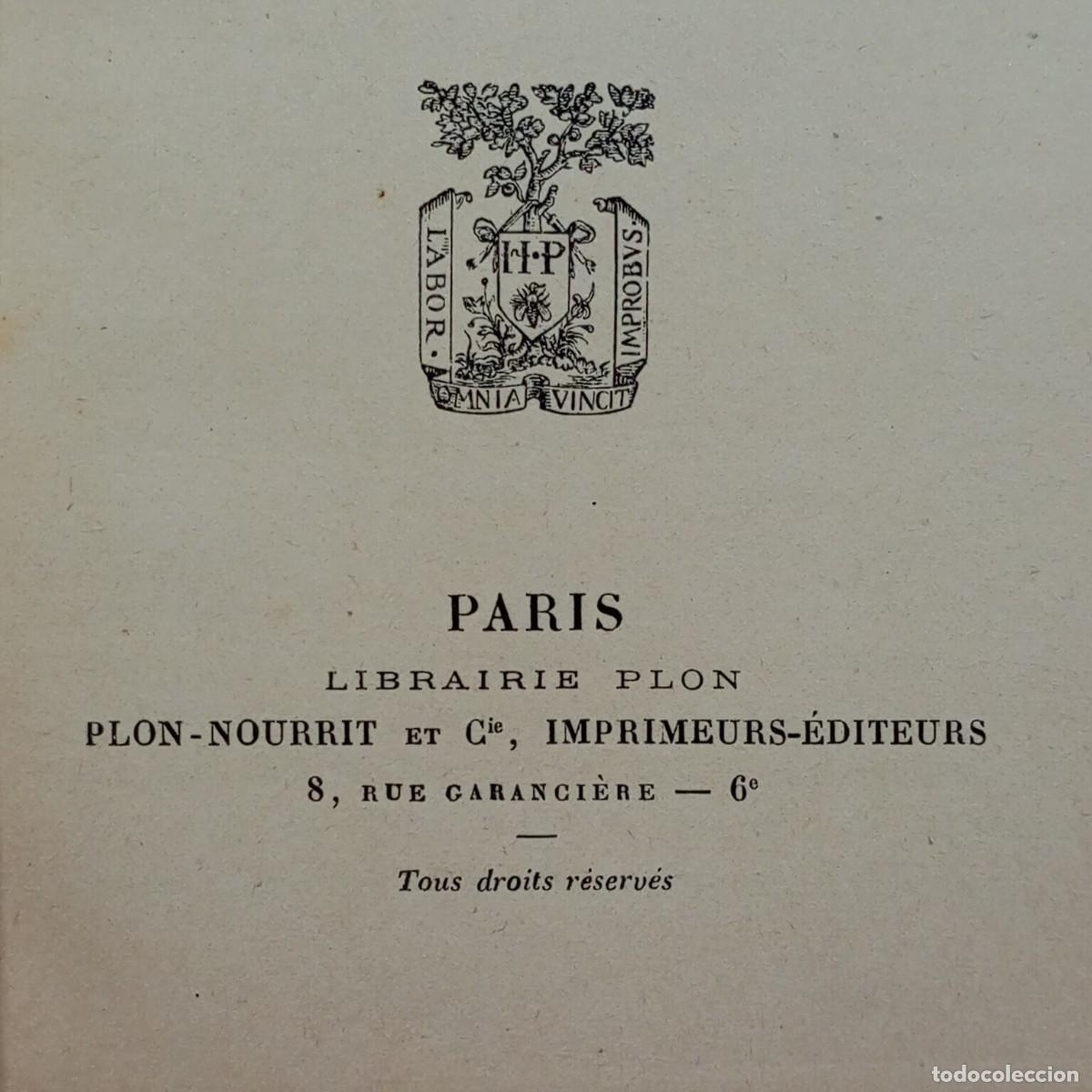 Libros de segunda mano: COSMOPOLIS - PAUL BOURGET - PARIS - LIBRAIRIE PLON / 13.037 - Foto 2