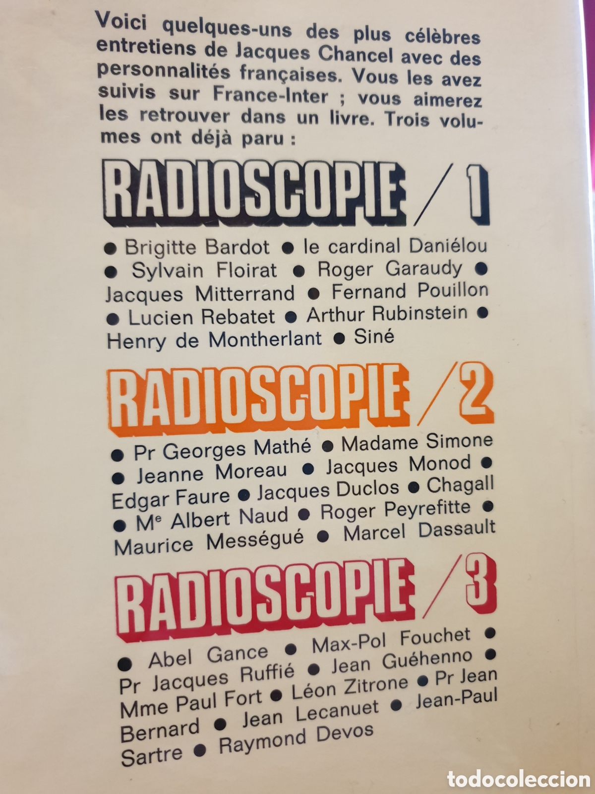 Libros de segunda mano: Francoscopie. Conversations. - Foto 5