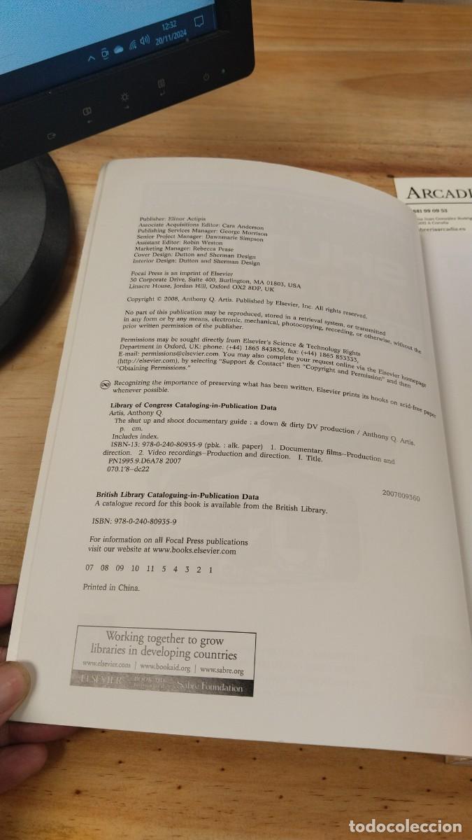 Libros de segunda mano: Shut Up and Shoot, Documentary Guide - Anthony Q. Artis - Foto 5