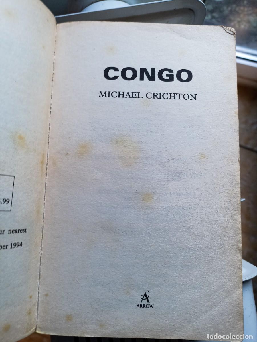 Libros de segunda mano: Congo por Michael Crichton - Foto 2