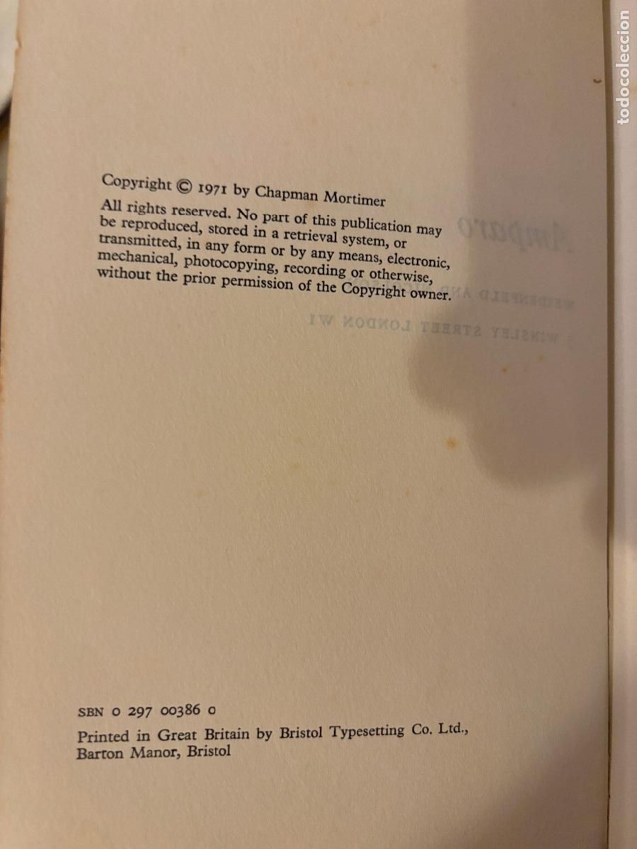Libros de segunda mano: Amparo. Chapman Mortimer. EN INGL&Eacute;S - Foto 5