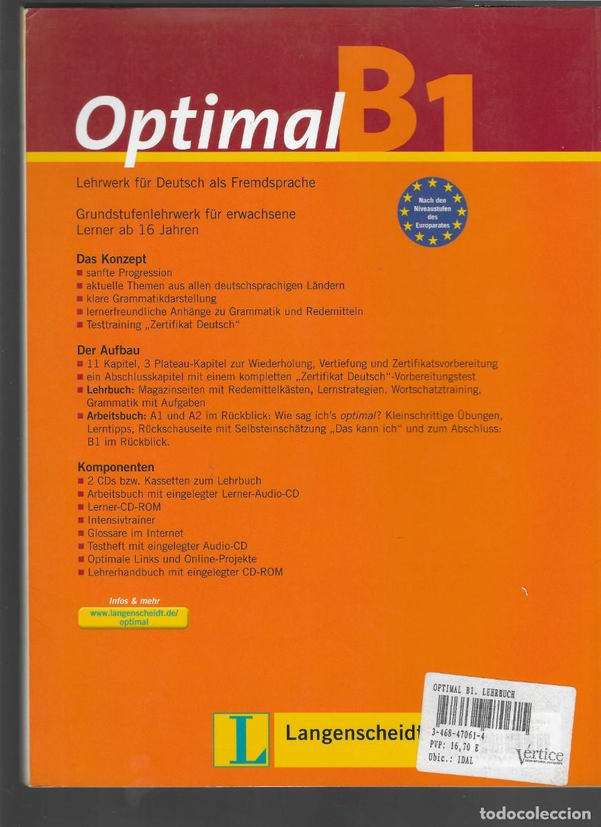 Libros de segunda mano: optimal b1. lehrbuch - Foto 2