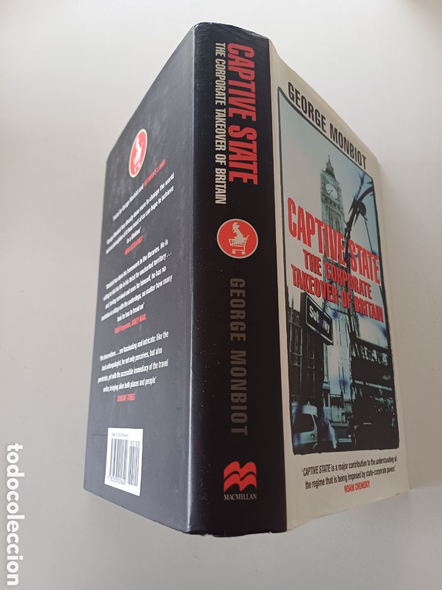 Libros de segunda mano: Captive state George Monbiot 2000 ingl&eacute;s - Foto 2