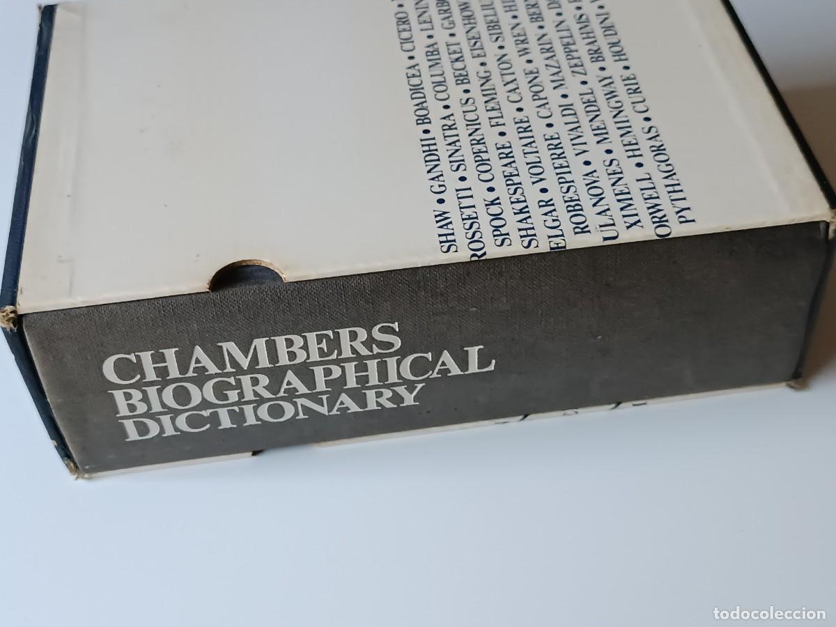 Libros de segunda mano: CHAMBERS BIOGRAPHICAL DICTIONARY EN INGLES - Foto 1