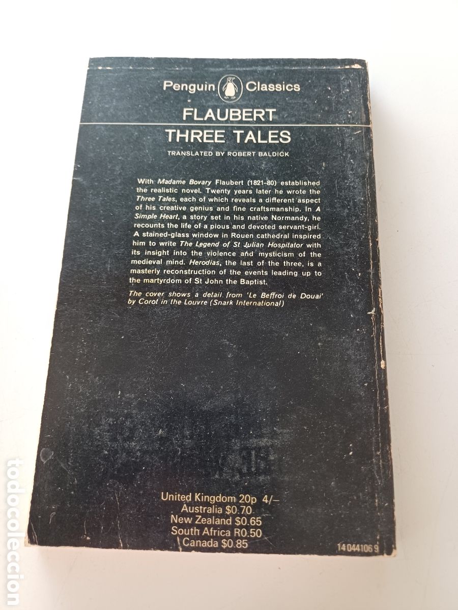 Libros de segunda mano: Three tales Gustave Flaubert 1969 INGL&Eacute;S - Foto 3