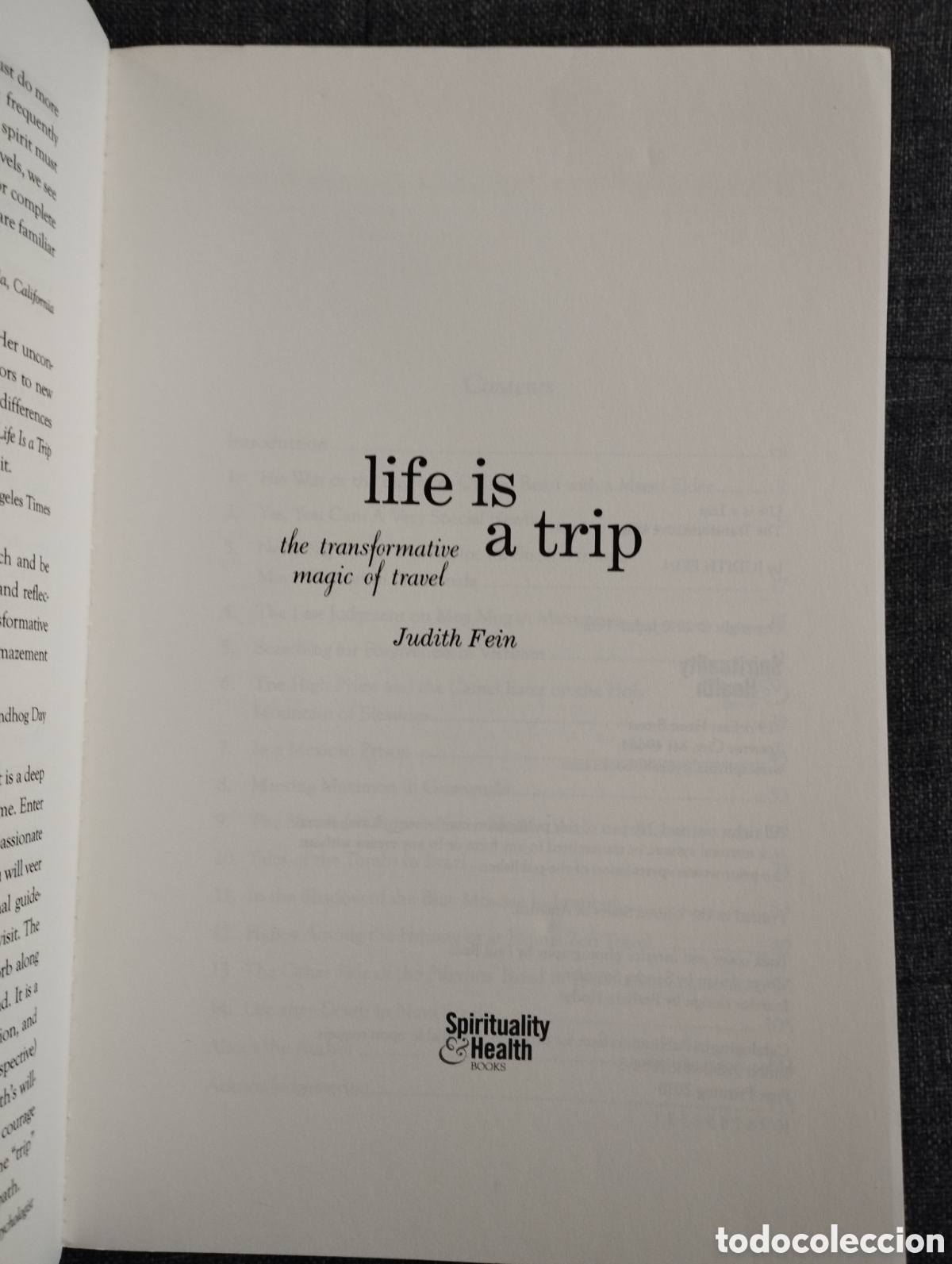 Libros de segunda mano: LIFE IS A TRIP (JUDITH FEIN) - Foto 2
