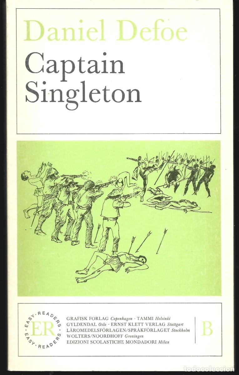 Libros de segunda mano: Daniel DEFOE : Captain Singleton. (Simplified version with illustrations. Grafisk Forlag, 1972) - Foto 1