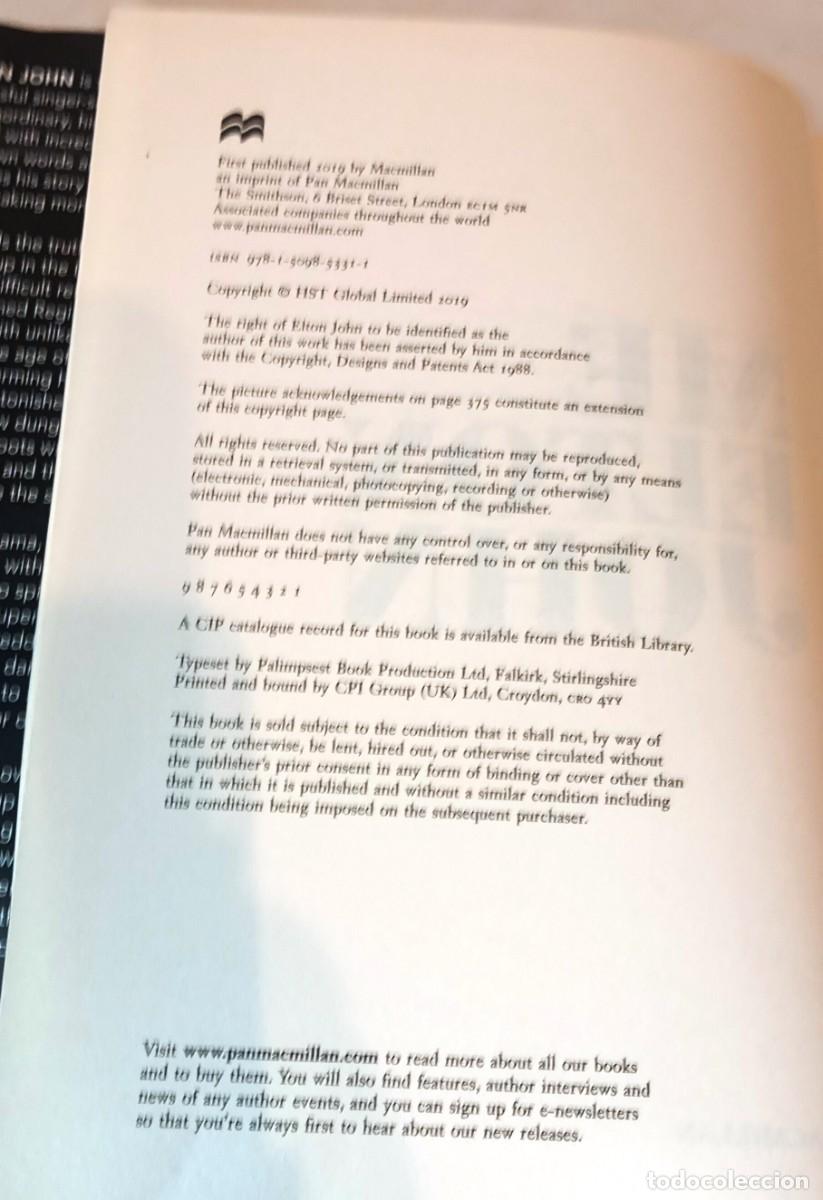 Libros de segunda mano: Me: Elton John. Edici&oacute;n en Ingl&eacute;s - Foto 4