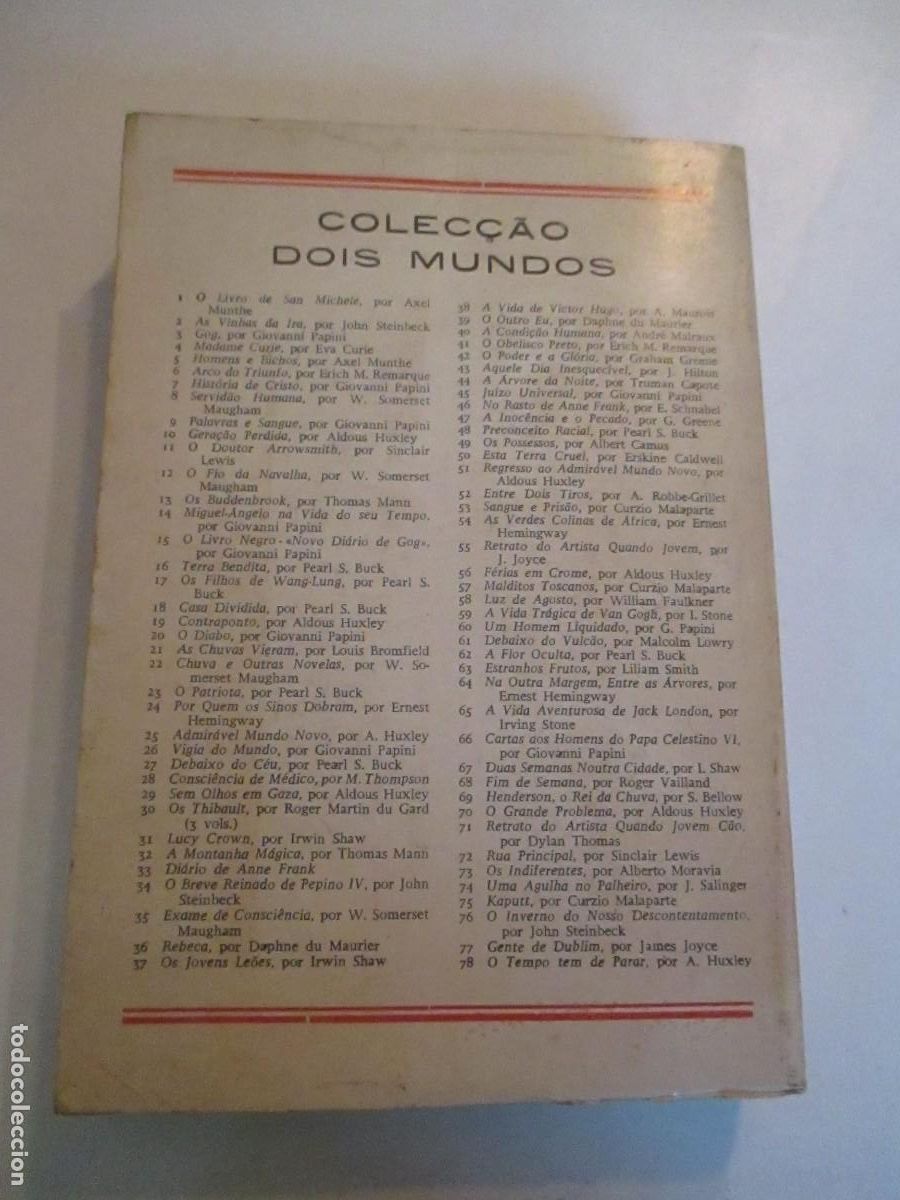 Libros de segunda mano: THOMAS MANN Os Buddenbrook (portugu&eacute;s) W32609 - Foto 2