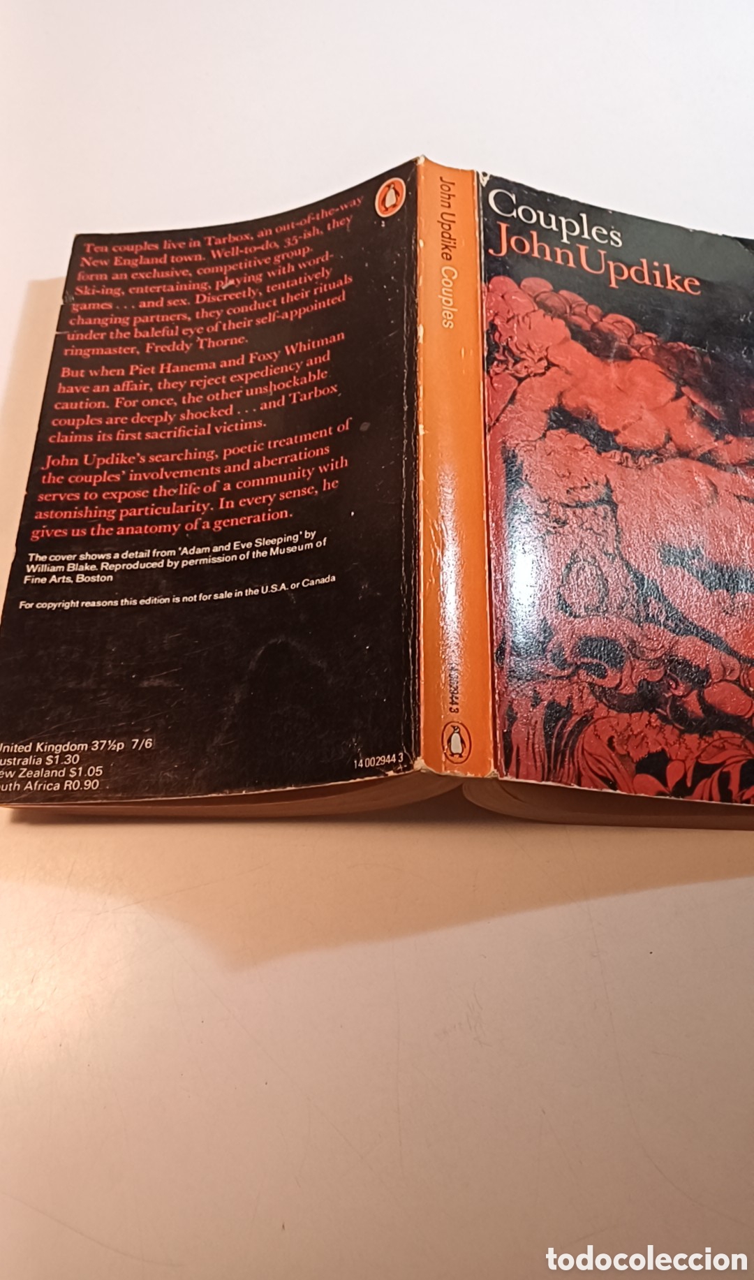 Libros de segunda mano: Couples John Updike 1970 INGL&Eacute;S - Foto 5