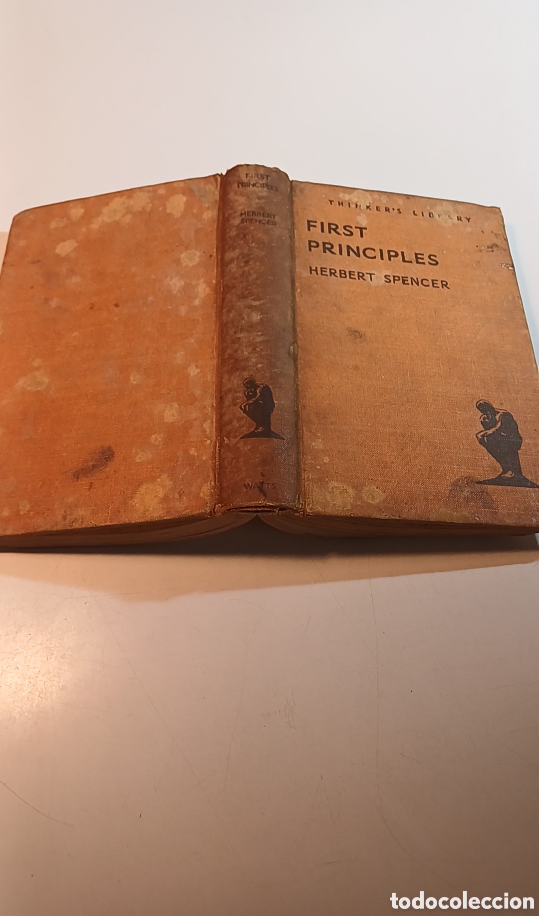 Libros de segunda mano: First Principles Herbert Spencer 1937 INGL&Eacute;S - Foto 2