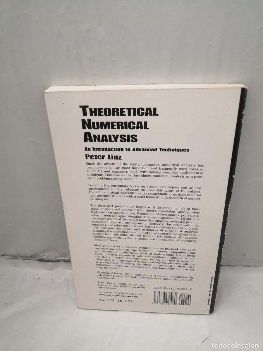 Libros de segunda mano: Theoretical Numerical Analysis: An Introduction to Advanced Techniques - Foto 2