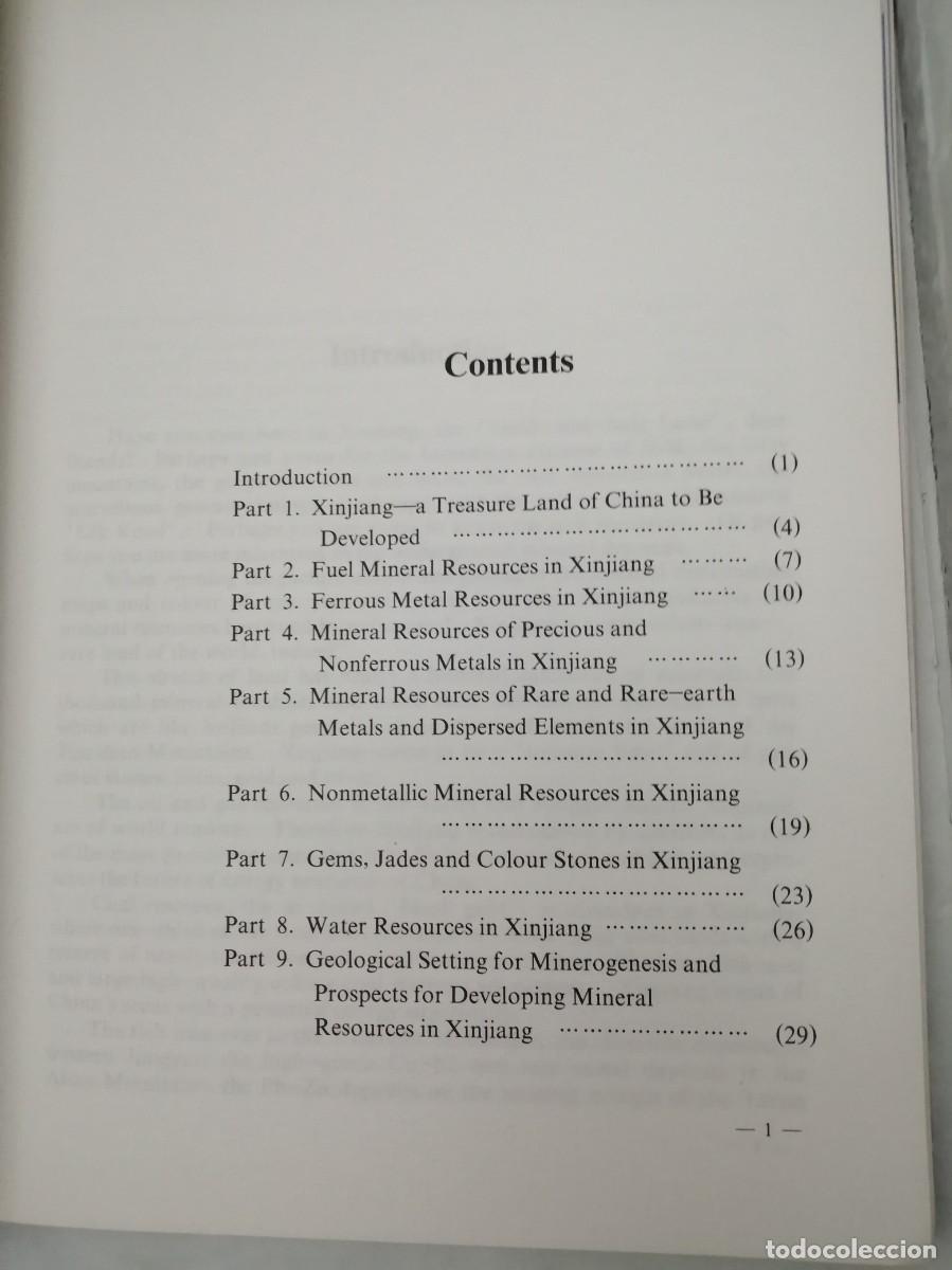 Libros de segunda mano: Mineral resources in Xinjiang - Foto 9