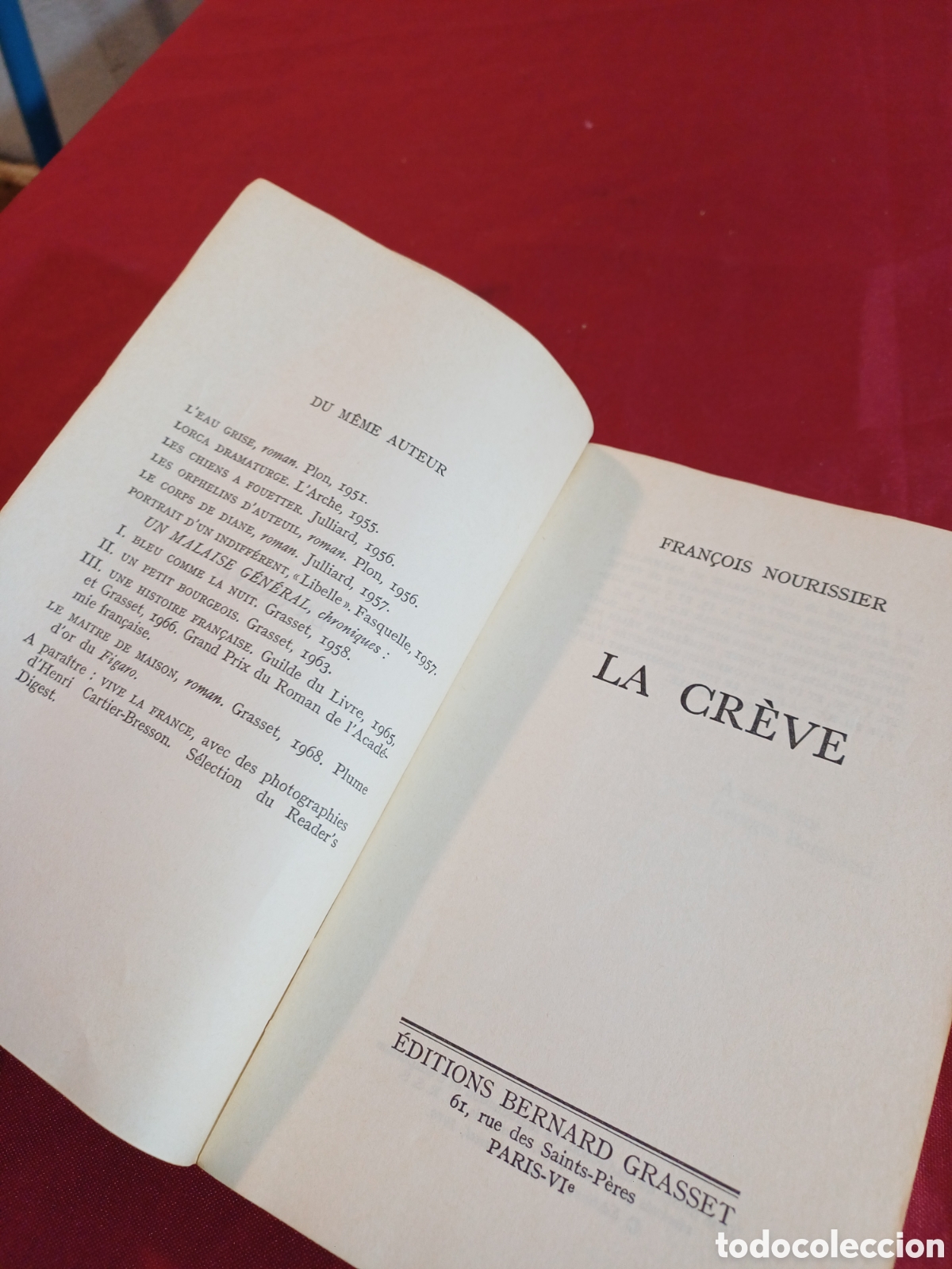 Libros de segunda mano: LIBRO, LA CR&Egrave;VE, 1968, EN FRANC&Eacute;S - Foto 5
