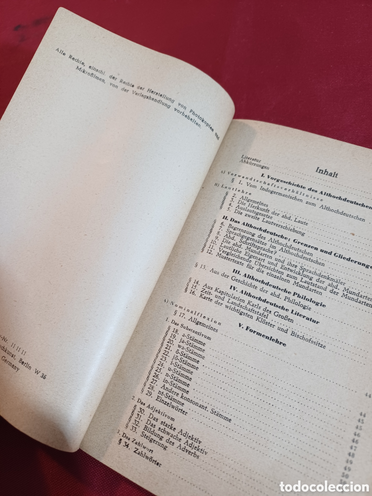 Libros de segunda mano: LIBRO, ALTHOCHDEUTSCHES ELEMENTARBUCH, 1954, EN ALEM&Aacute;N - Foto 5