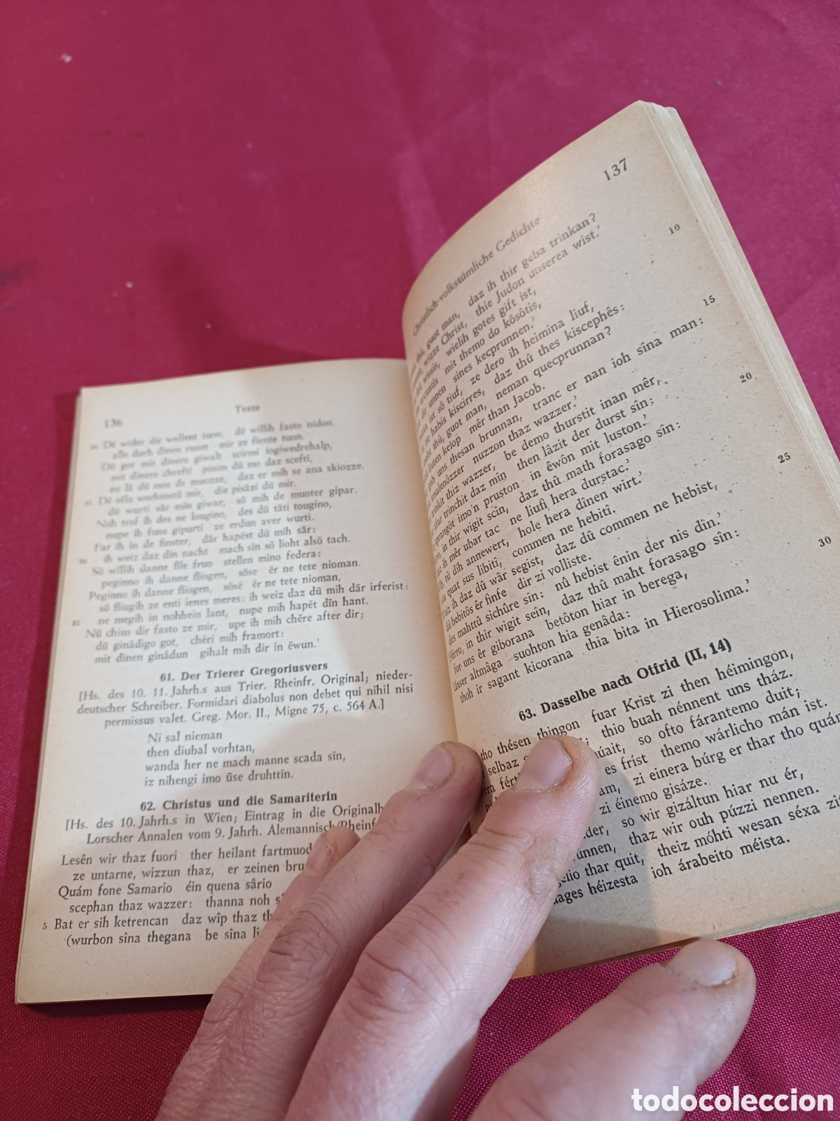 Libros de segunda mano: LIBRO, ALTHOCHDEUTSCHES ELEMENTARBUCH, 1954, EN ALEM&Aacute;N - Foto 9