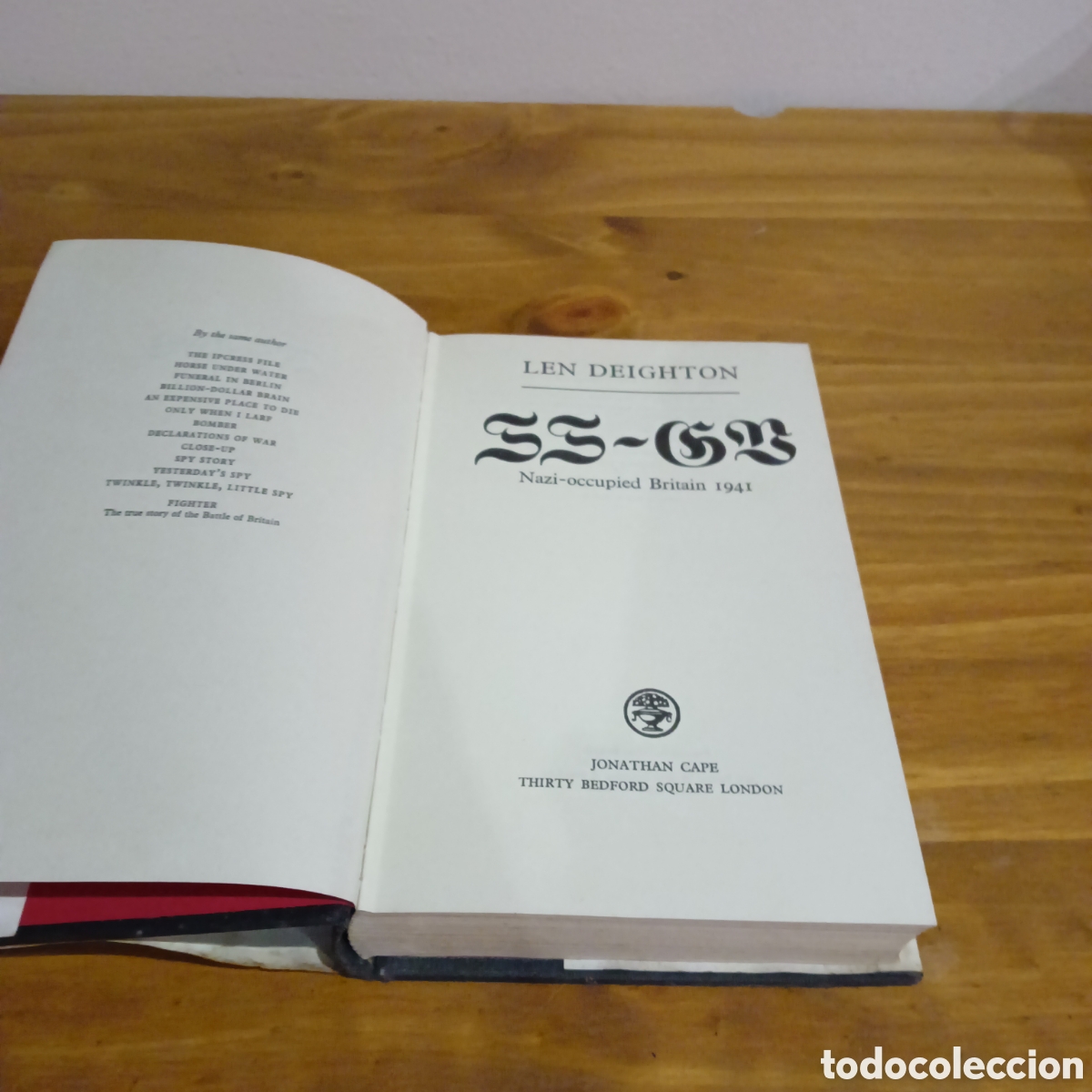 Libros de segunda mano: Len Deighton SS-GB. Jonathan Cape. - Foto 3