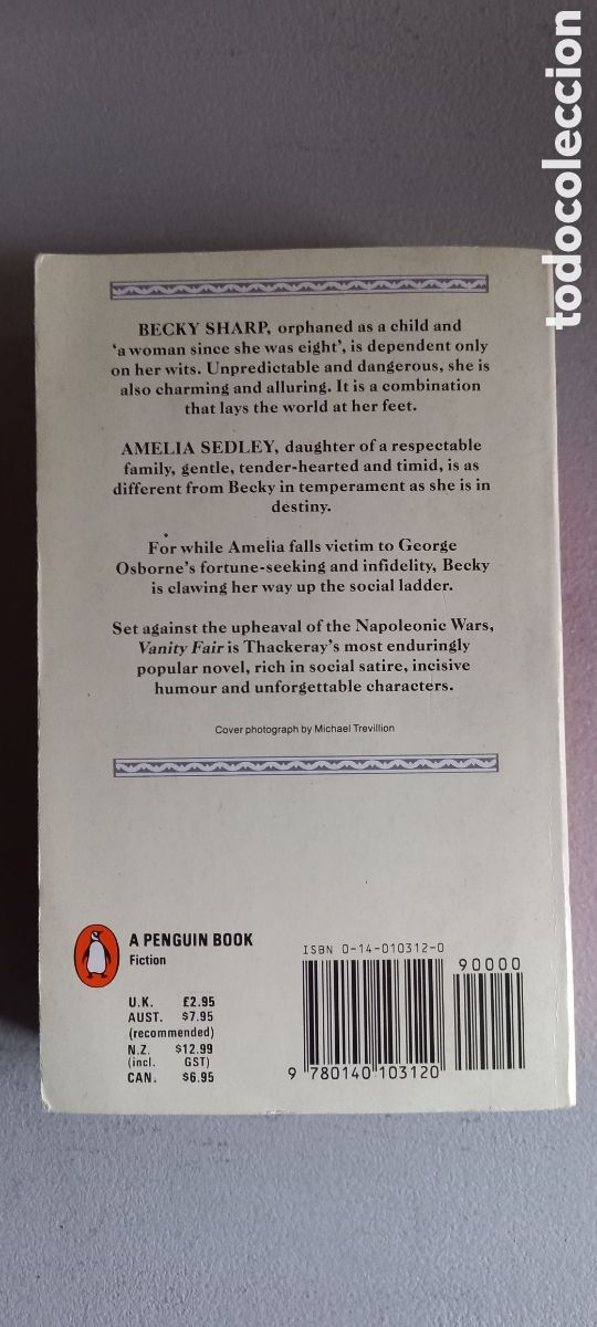 Libros de segunda mano: Vanity Fair William Makepeace Thackeray Penguin 1987 en ingl&eacute;s - Foto 3