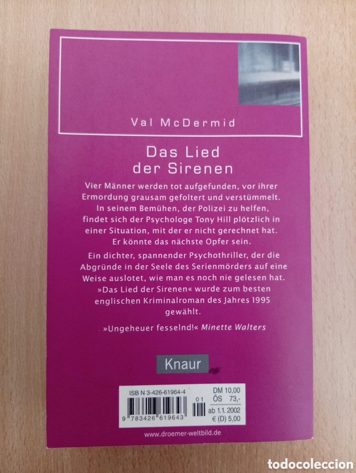 Libros de segunda mano: DAS LIED DER SIRENEN. Val Mcdermid - Foto 2