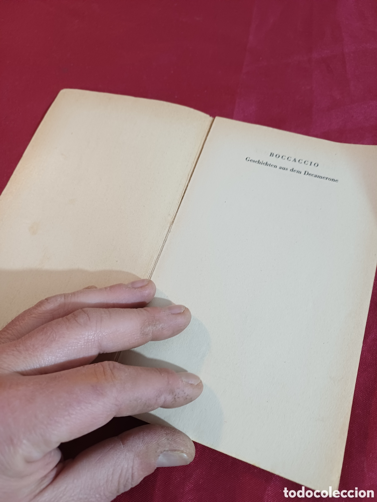 Libros de segunda mano: LIBRO, BOCCACIO, AUS DEM DECAMERONE, RARO, EN ALEM&Aacute;N - Foto 4